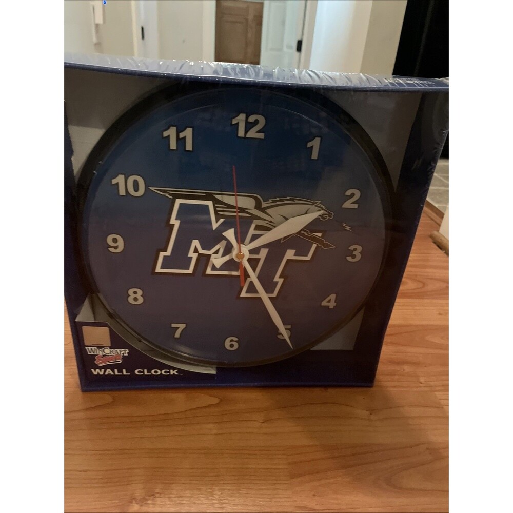 Round Chrome Wall Clock Minnesota Twins 12" Multi-Color
